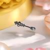 1 Stück Krone Perle Titanstahl Spiral Ohrknochennagel Mode Y2K Ohrringe für Damen Ohrpiercing Schmuck Geschenke