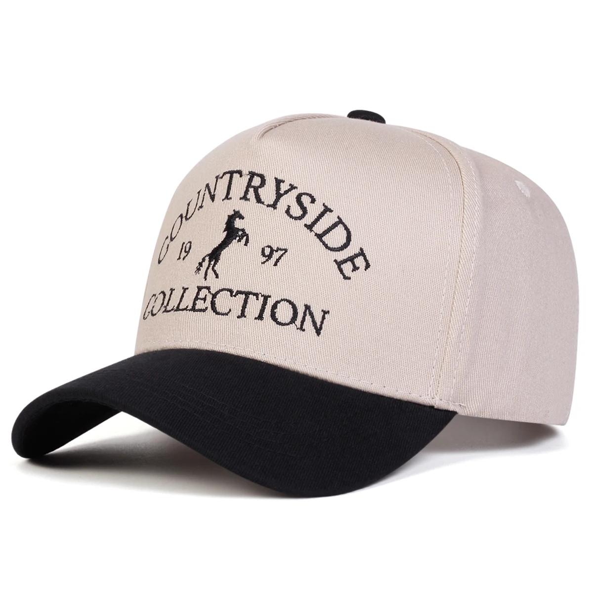 Unisex Countryside Collection 1997 Stickerei Baseballkappen Outdoor Verstellbar Frühling und Herbst Lässig Sonnenschutzmütze white