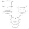 Display Stand for Hair Accessories And Jewelry Storage