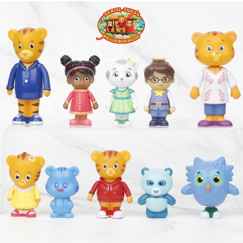 Pazela Kleiner Tiger Daniel Modellfigur PVC-Material Geeignet für Jugendliche) Kuchenaufsatz für Heimdekoration