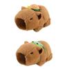 Lovely Capybara Animal Slap Snap Wrap Wristband Bracelet Plush Stuffed Animal Kawaii Capybara Hand Ring Wristband Kid Funny Play kits