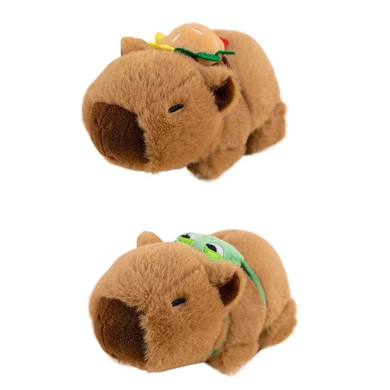 Lovely Capybara Animal Slap Snap Wrap Wristband Bracelet Plush Stuffed Animal Kawaii Capybara Hand Ring Wristband Kid Funny Play kits