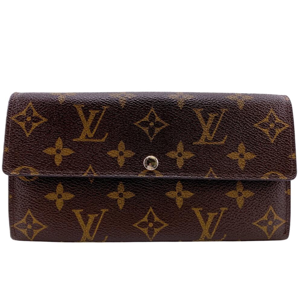 

LOUIS VUITTON M61734 Monogram Monogram Portefeuille Sarah Purse Brown Monogram unisex Used