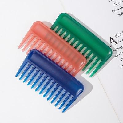 Pettini per Capelli in Plastica a Denti Lari Antistatici Massaggio Spazzola per Capelli Parrucchiere Colorati Accessori da Viaggio per lo Styling da Salone