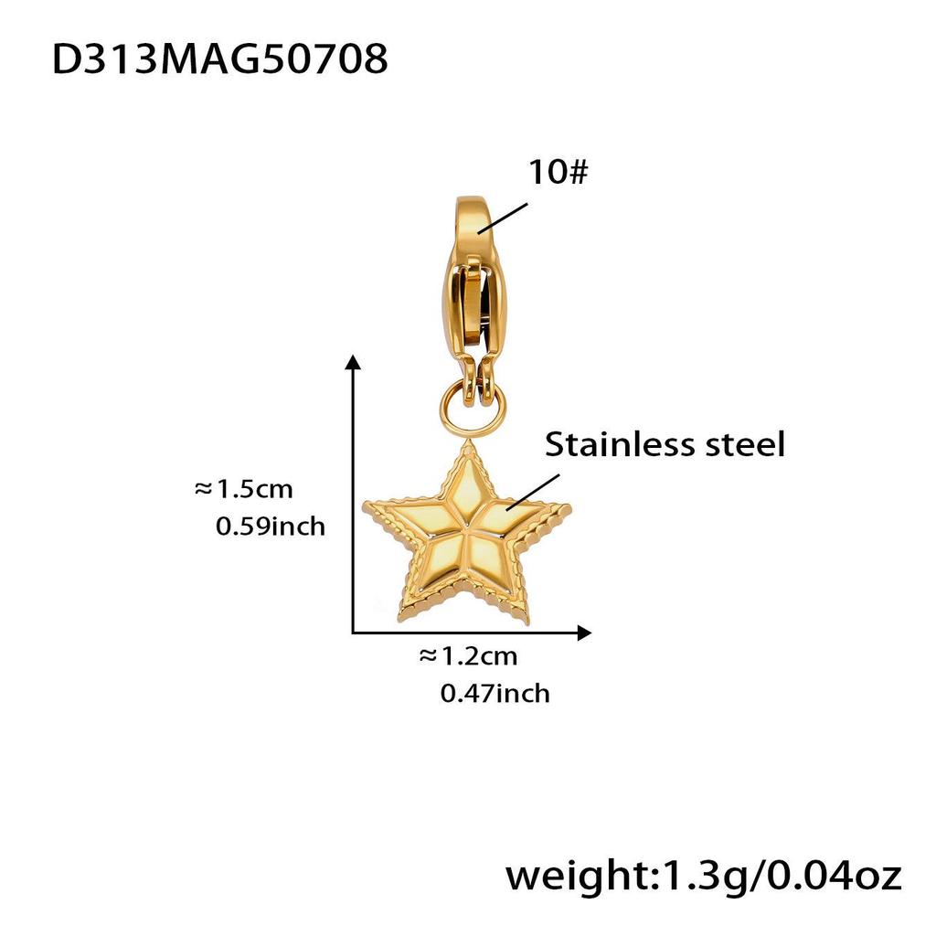 Oumeka Stainless Steel Multi-Pendant Jewelry Set for Women - Versatile Bracelet and Necklace Accessories