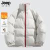 JEEP SPIRIT Men's Loose Fit Stand-Collar Puffer Jacket
