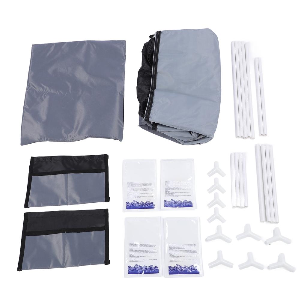 Pet Cooling House Portable Waterproofing Enclosed Cat Cooling Ice House for Home Indoor Outdoor