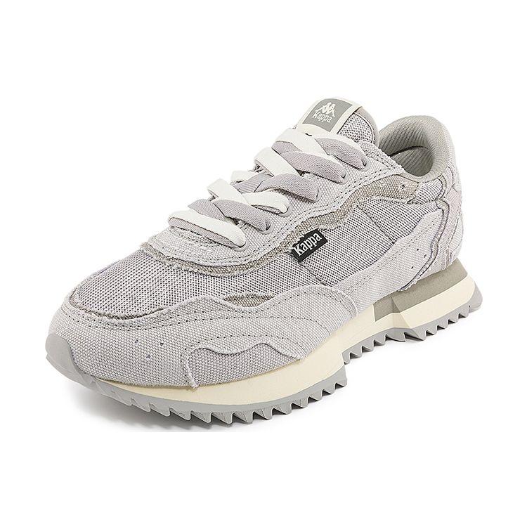 Kappa Fashionable Comfortable Fabric Non-Slip Wear-Resistant Low-Top Running Shoes Unisex sneakers Gray K0DX5MM14-138