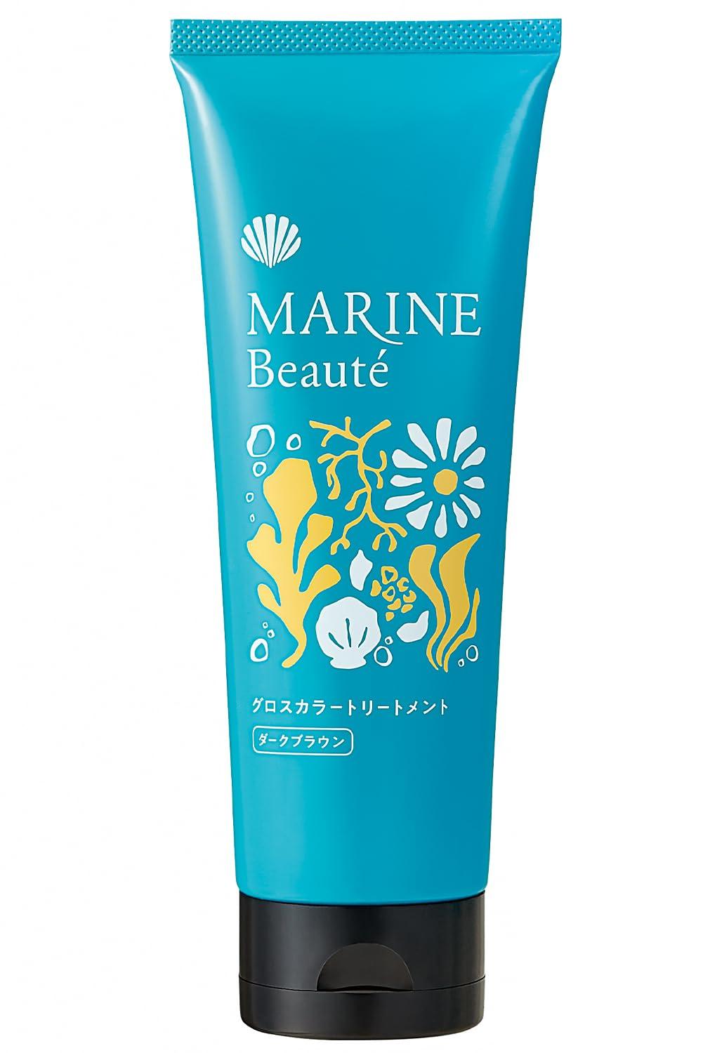 

Marine Beaute Gloss Color Treatment поврежденный цвет седых волос оставляет время 3 цвета один раз глубокий официальный Wilmina Z29E049 (Темный Булан) Увлажнение, упругость,