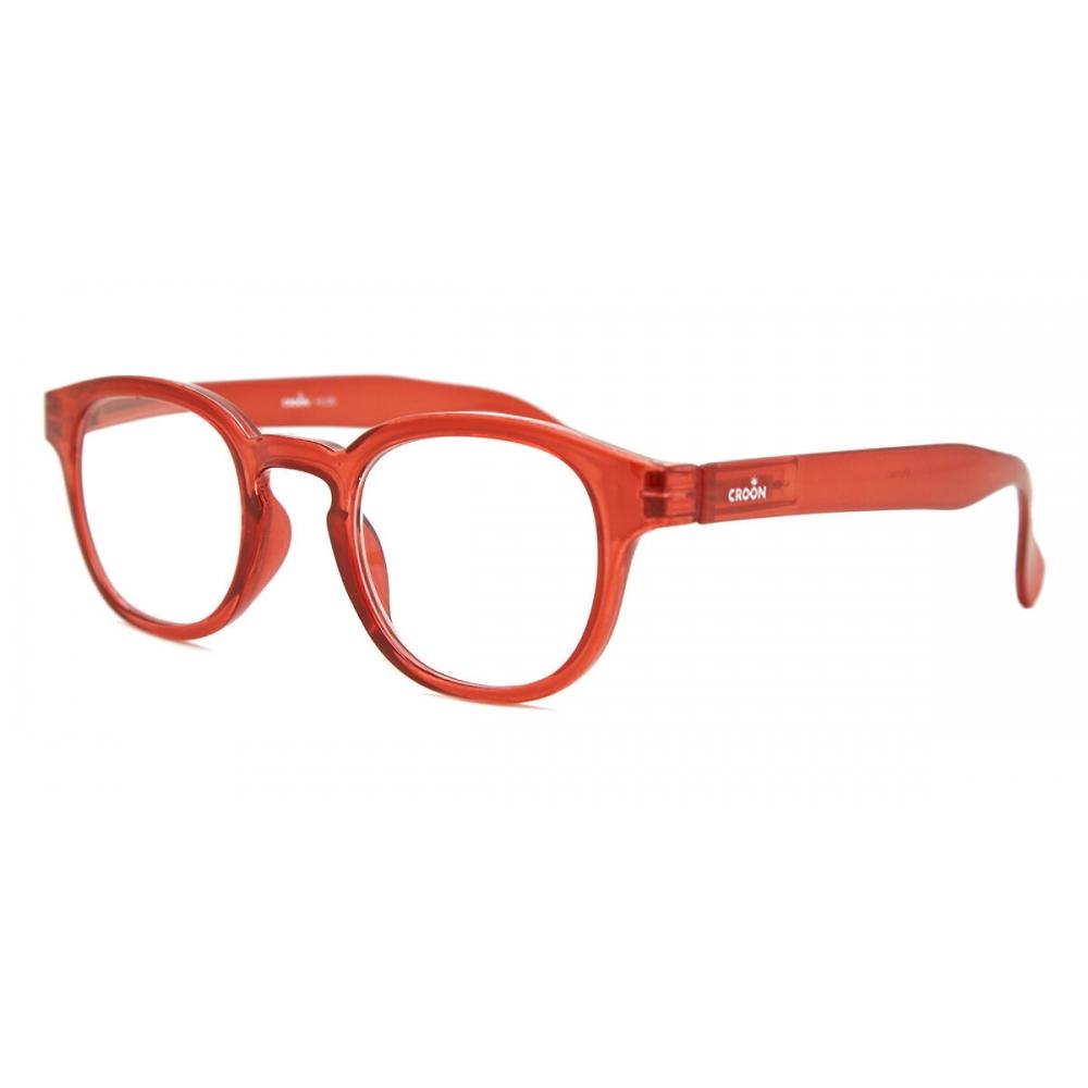 Croon Montel Red Unisex Eyeglasses