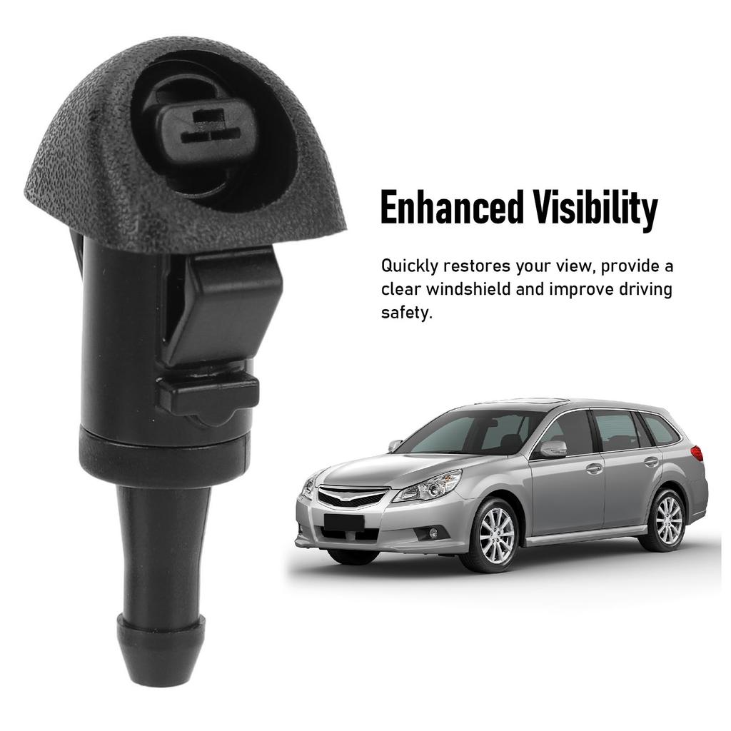 Front Windshield Washer Jet Nozzle 86636AJ10B Leakage Proof Enhanced Visibility Windshield Wiper Spray Nozzle for Legacy BM BR 2009 to 2014