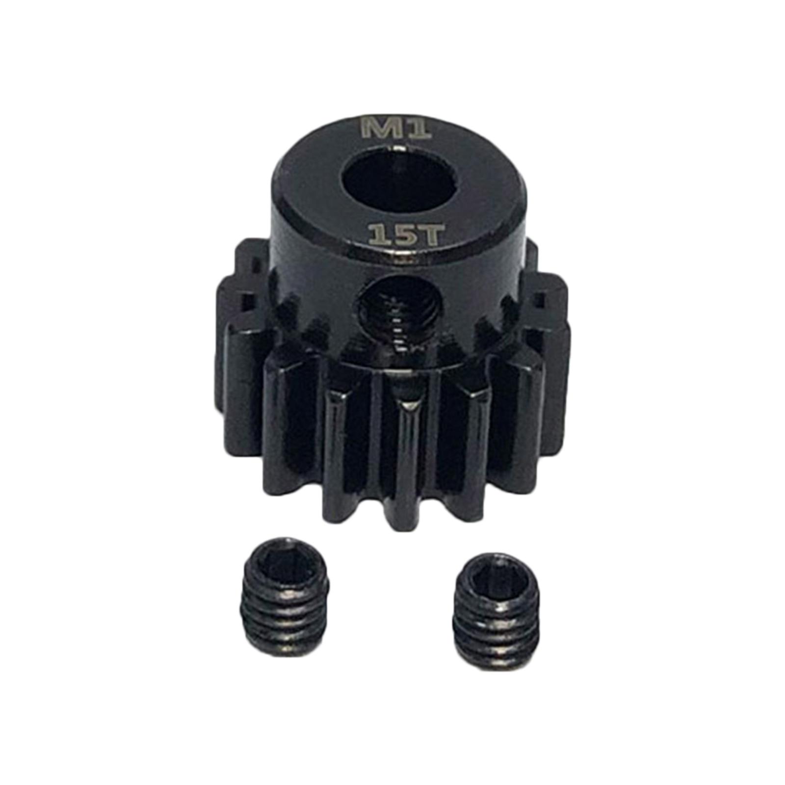 

M1 5mm Metal Pinion Motor 11-22t Pinion Motor Carbon Steel Brushless Brush Motor Gears Replacement Parts for 1/8 Rc Buggy Truck