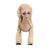Women Sleeping Hat Dual-Purpose Long Braids Protective Breathable Silk Hair Cover Adjustable Pantyhose