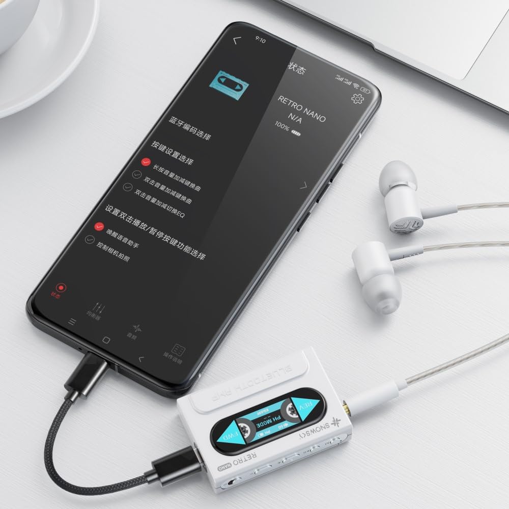 FIIO Snowsky RETRO NANO Blue from an Authorized Japanese Includes Serial Portable Bluetooth Amplifier FIO-SSRETRONANO-L [Ships Retailer, Number]