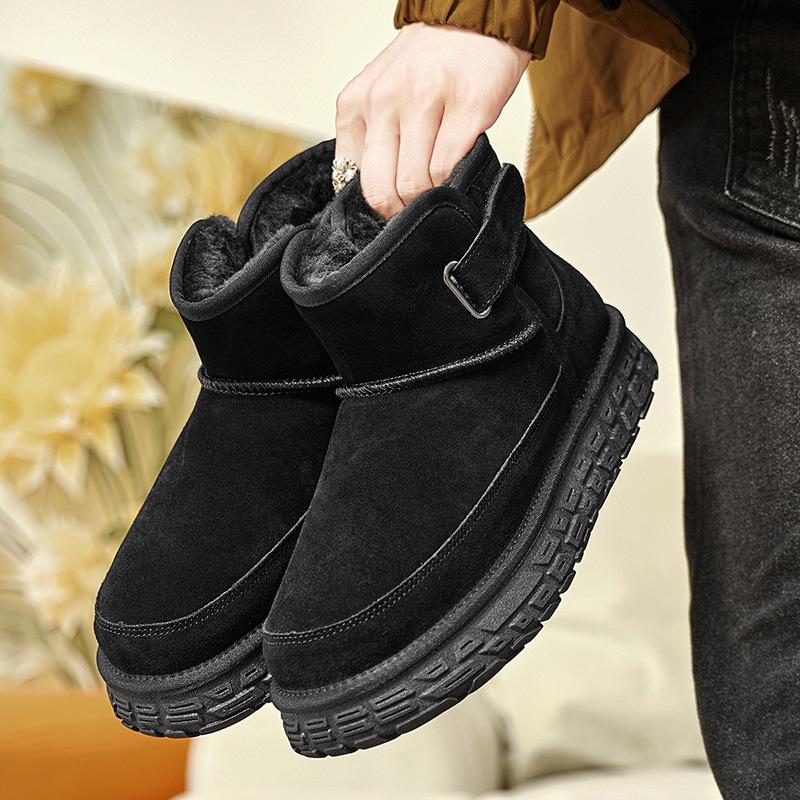 

Men s Fleece-Lined Waterproof Non-Slip Winter Snow Boots 39