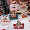 Merry Christmas Greeting Card Mini Christmas Blessing Greeting Cards School Envelope Postcard Gift Card for Xmas New Year Gifts