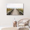 Canvas Print, Wooden Path by the Sea