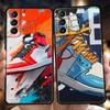 Handyhülle Cover für Samsung Galaxy S25 Edge S24 S23 S22 S20 S21 FE Ultra S10 S10E Plus Weiches TPU Capas Beliebte Street Sneaker