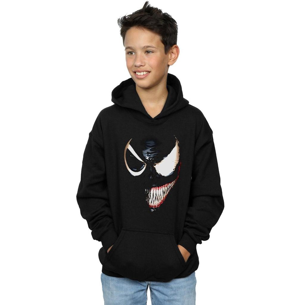 Marvel Boys Venom Split Face Hoodie