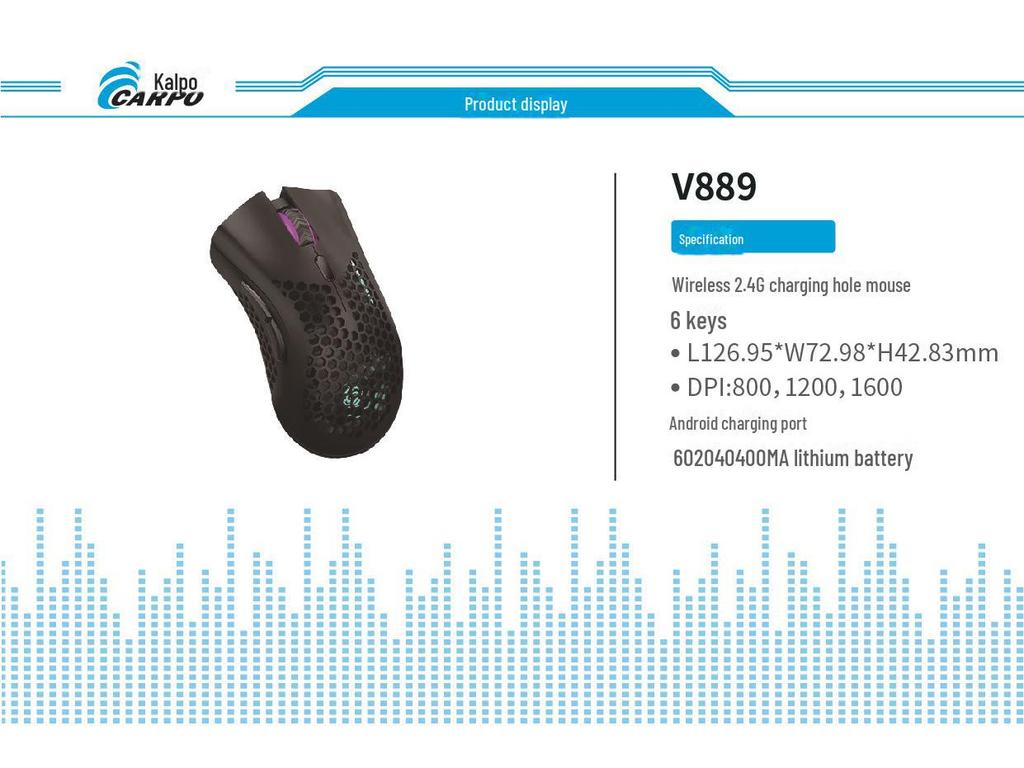 Wireless RGB Honeycomb Gaming Mouse – Ergonomic Design for Office and Gaming