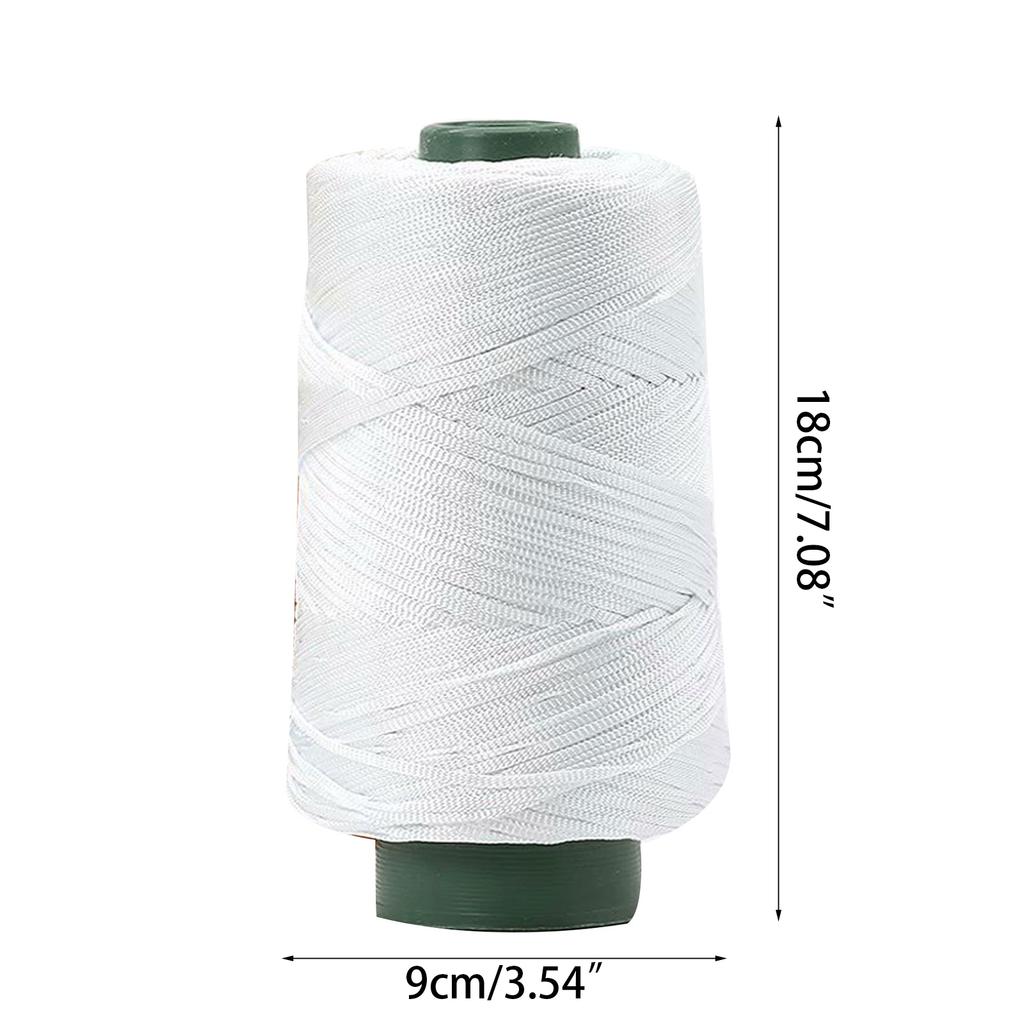 Colored Weaving Thread 2mm Thickness Cotton Linen Braiding Rope For Handmade Handbag Hat Shoe Knitting Weaving Craft