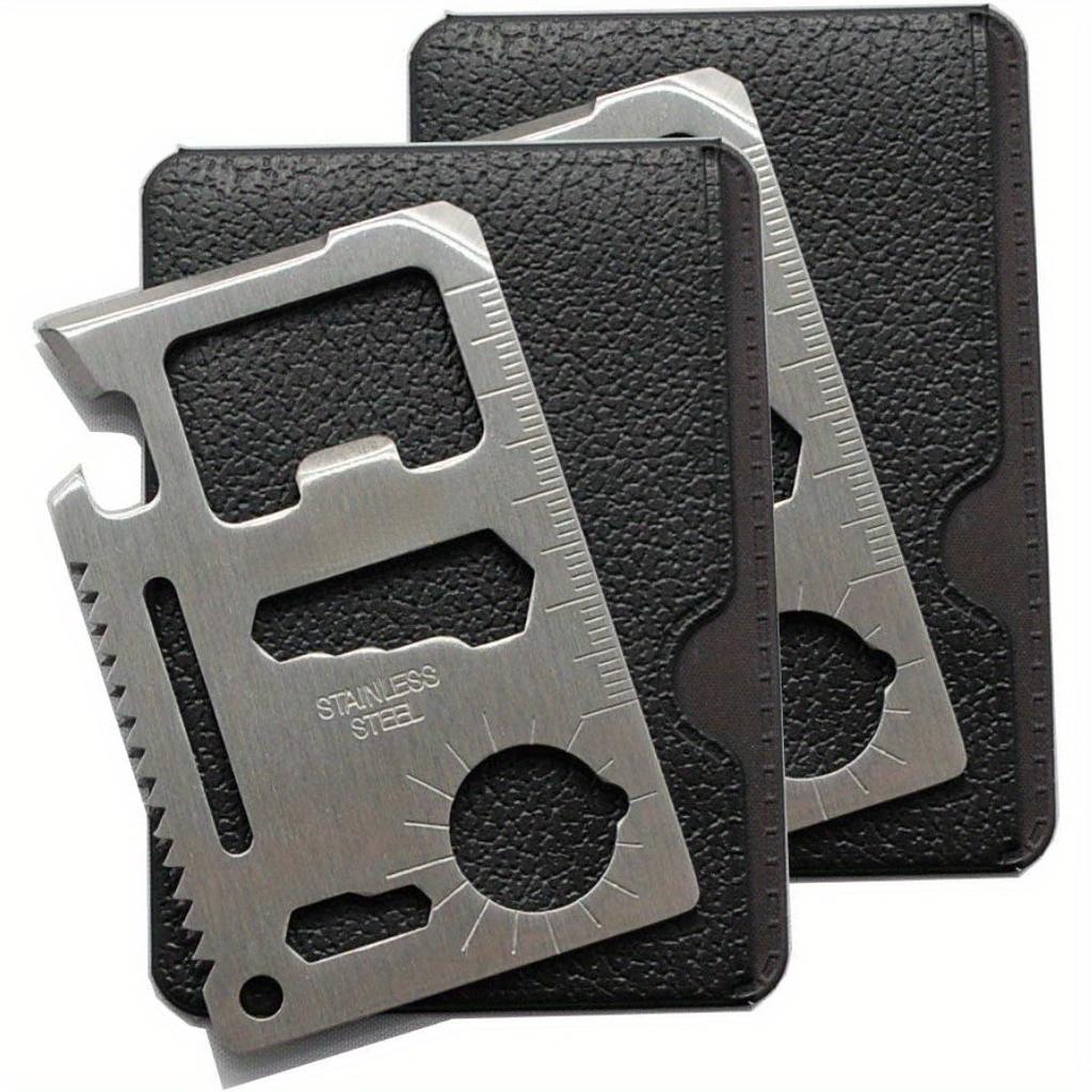 Strumento Tascabile Multifunzione Carta di Credito Edc Outdoor Apribottiglie Attrezzatura Sopravvivenza Carta Multi Gadget Multiuso Campeggio Apribottiglie Kit Portafoglio