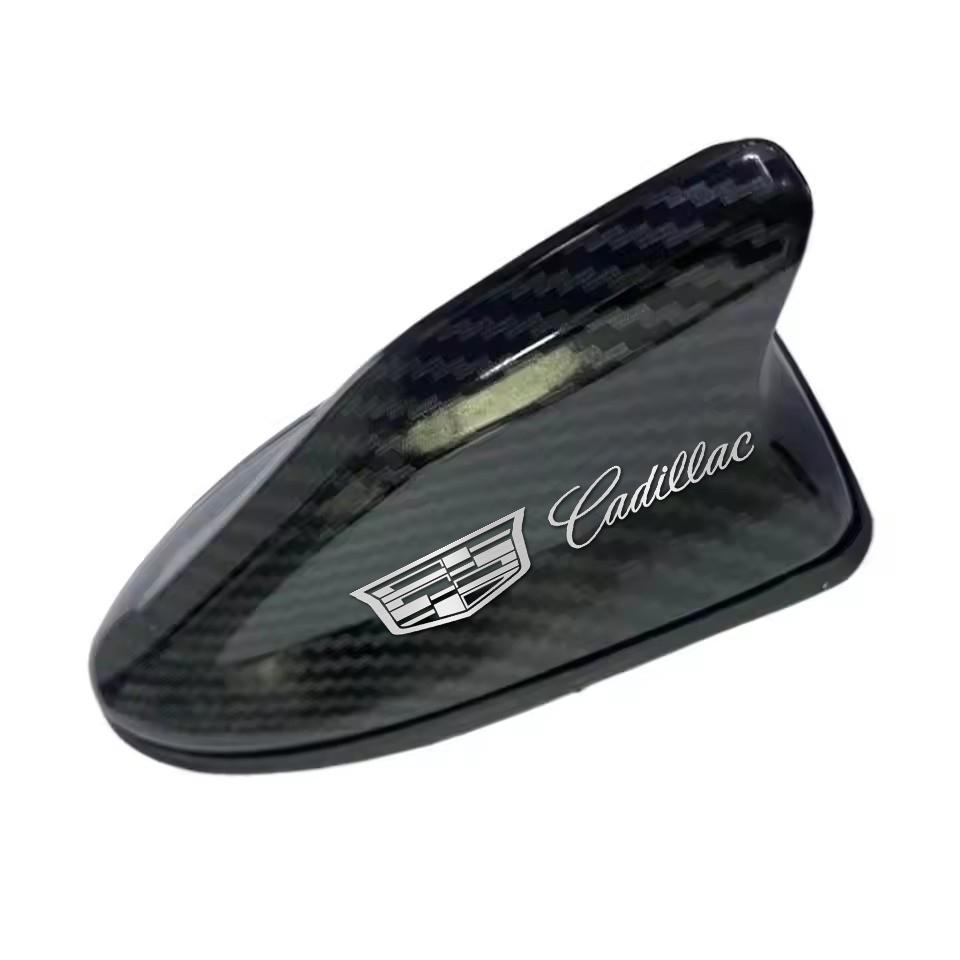 Car Logo Roof Top Shark Shape Fin Antenna Radio Signal Aerial for Cadillac ATS BLS CT4 CT5 CTS ESCALADE EXT SRX STS XLR XT6 XTS