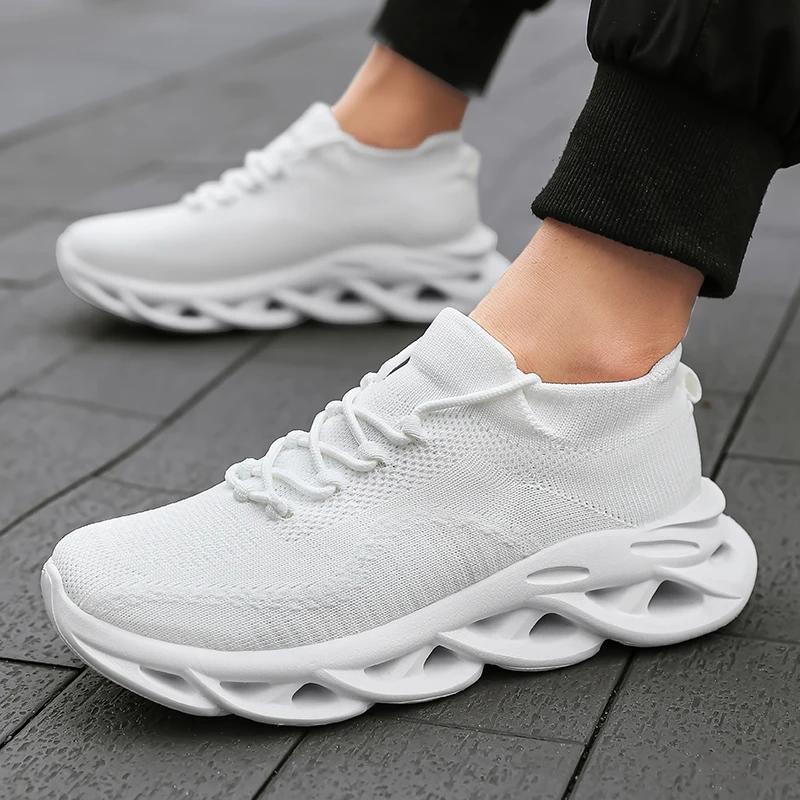 Men Sneakers 2025 ,Designer Autumn Male Casual Footwear ,Breathable Mesh Shoes Fashion Anti Slip Fabric Beige Man Big Size 45 46