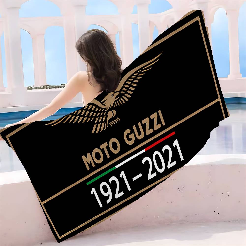 M-Moto G-Guzzi Microfiber Blanket Quick Drying Beach Towels Oversized Printing Super Absorbent Pool Towel Blanket