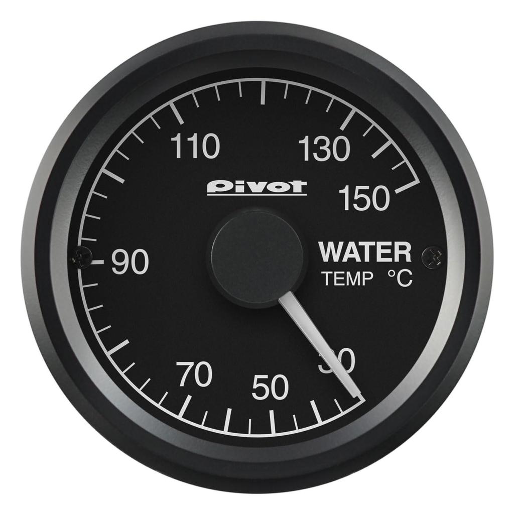 Pivot GT Water Temperature Gauge White Lighting GAUGE-52 GSW-5