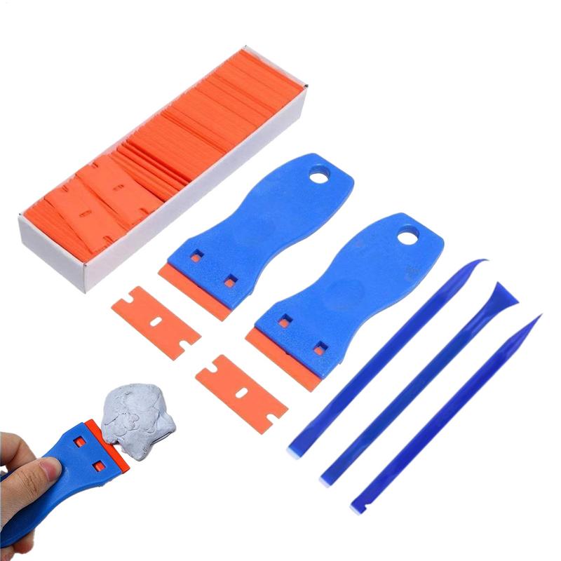 Sticker Scraper Tool Non-scratch Window Sticker Scraper Precision-Edged Scrapping Tool Heavy-Duty Multifunctional Cleaning