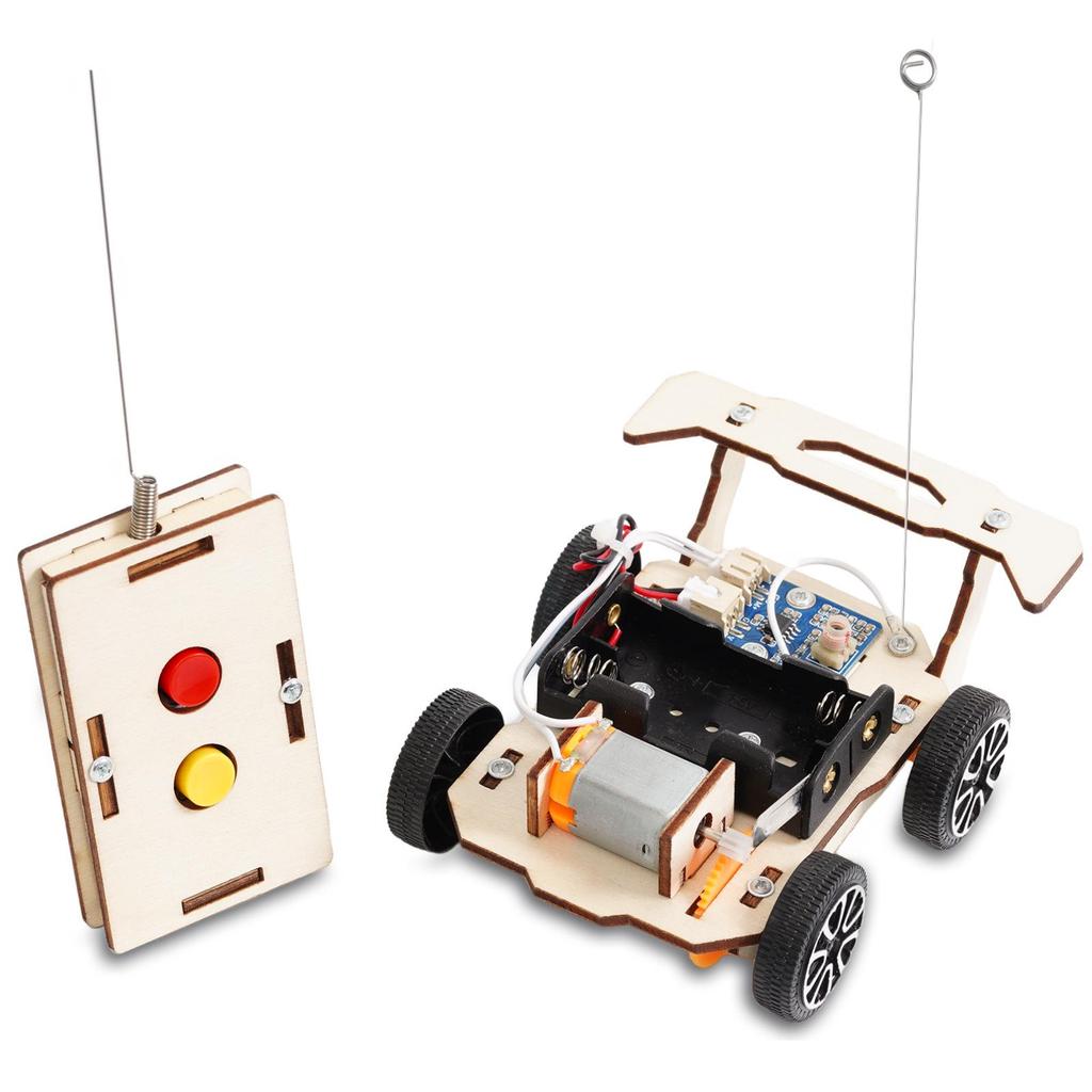 STEM DIY Wireless Remote Control Car Kit for School Science Projects