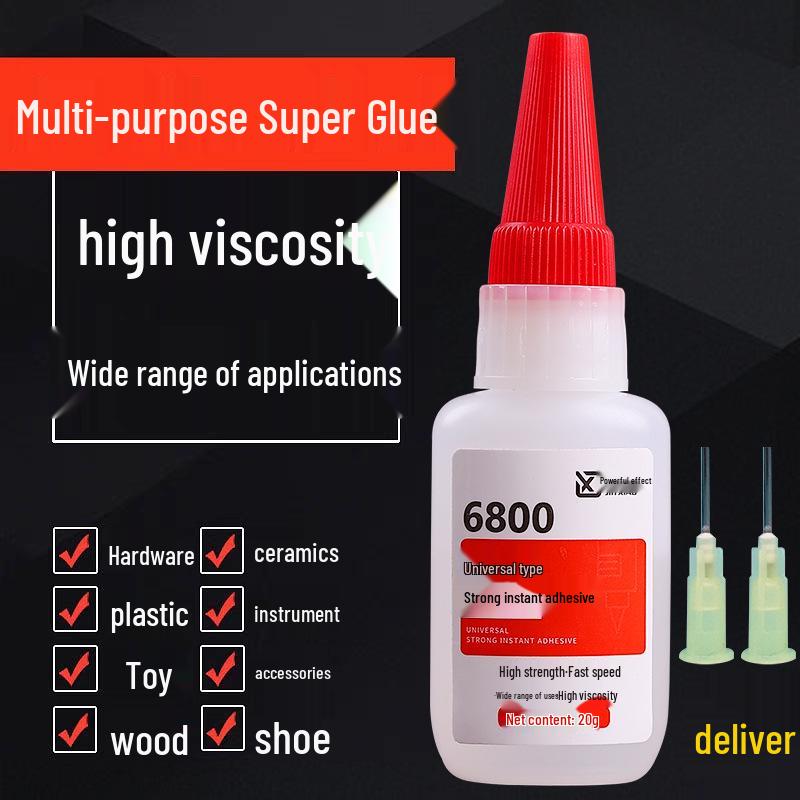 Jiaojiao 502 Multifunctional Shoe Glue: Bonds Metal, Plastic, Glass, Iron, Wood, Acrylic, and Ceramic Securely.