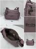 Sac bandoulière imperméable polyvalent et léger en nylon pour femme - Résistant à l'usure avec une grande capacité pour les trajets simples et décontractés