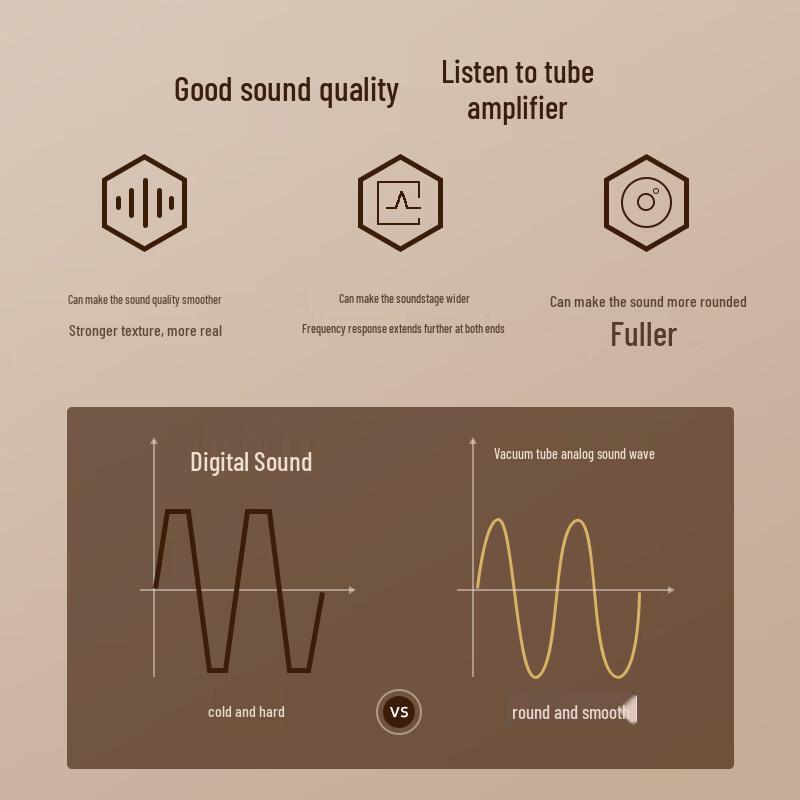 SANSUI HiFi Tube Amplifier Audio System with CD Player