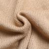 Herbst Winter Chic Solide Strickpullover Kleid Volle Hülse V-ausschnitt Dicke A-linie Lange Pullover
