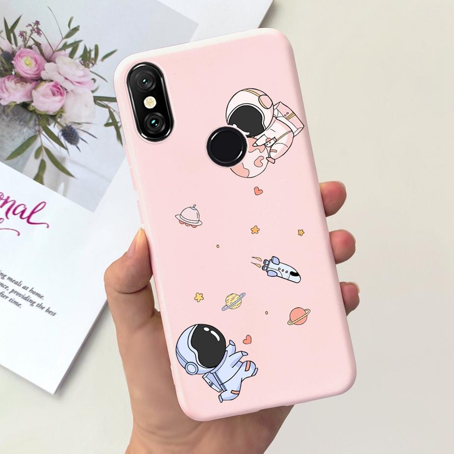 For Xiaomi Redmi 6 Pro Case Cute Dinosaur Cartoon Cover Soft Silicone Phone Case For Xiaomi Redmi Note 6 Pro Note6 Fundas Bumper