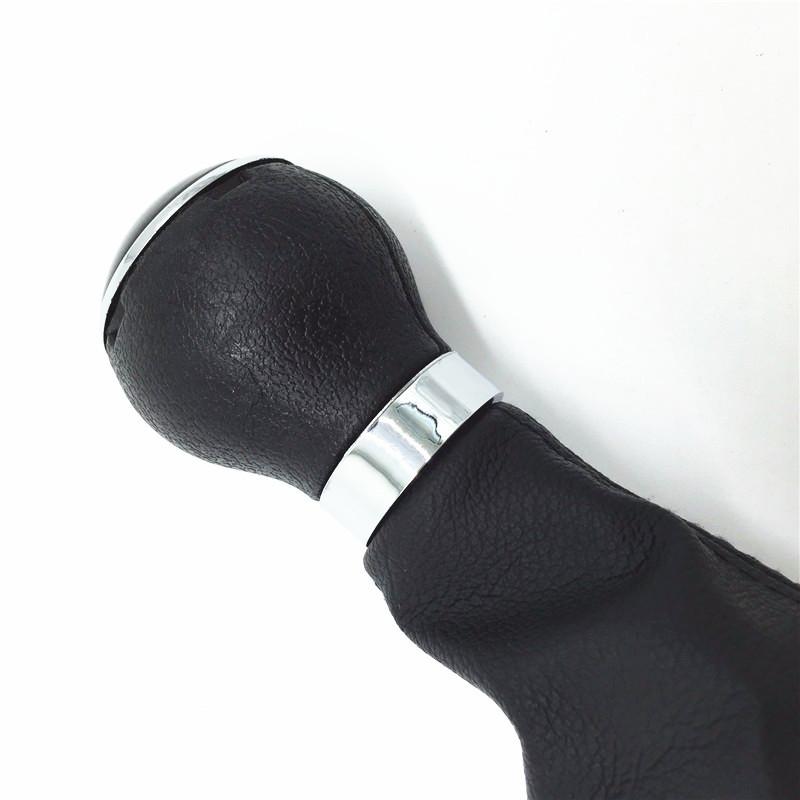 Gear Shift Knob Shifter Lever Stick Gaiter Boot Cover PU Interior Car Accessories For VW Volkswagen Caddy 2 MK2 Touran 2004-2015