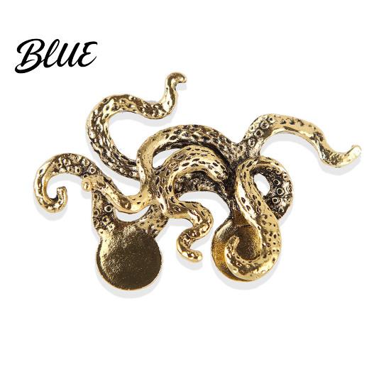 Animal Brooch Unisex Tiger Octopus Design Suit Lapels Lapel Accessory