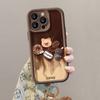 The Coffee Bear Figurine Lanyard Is Suitable for Apple 16PRO Phone Cases, Huawei OPPO, Xiaomi VIVO15