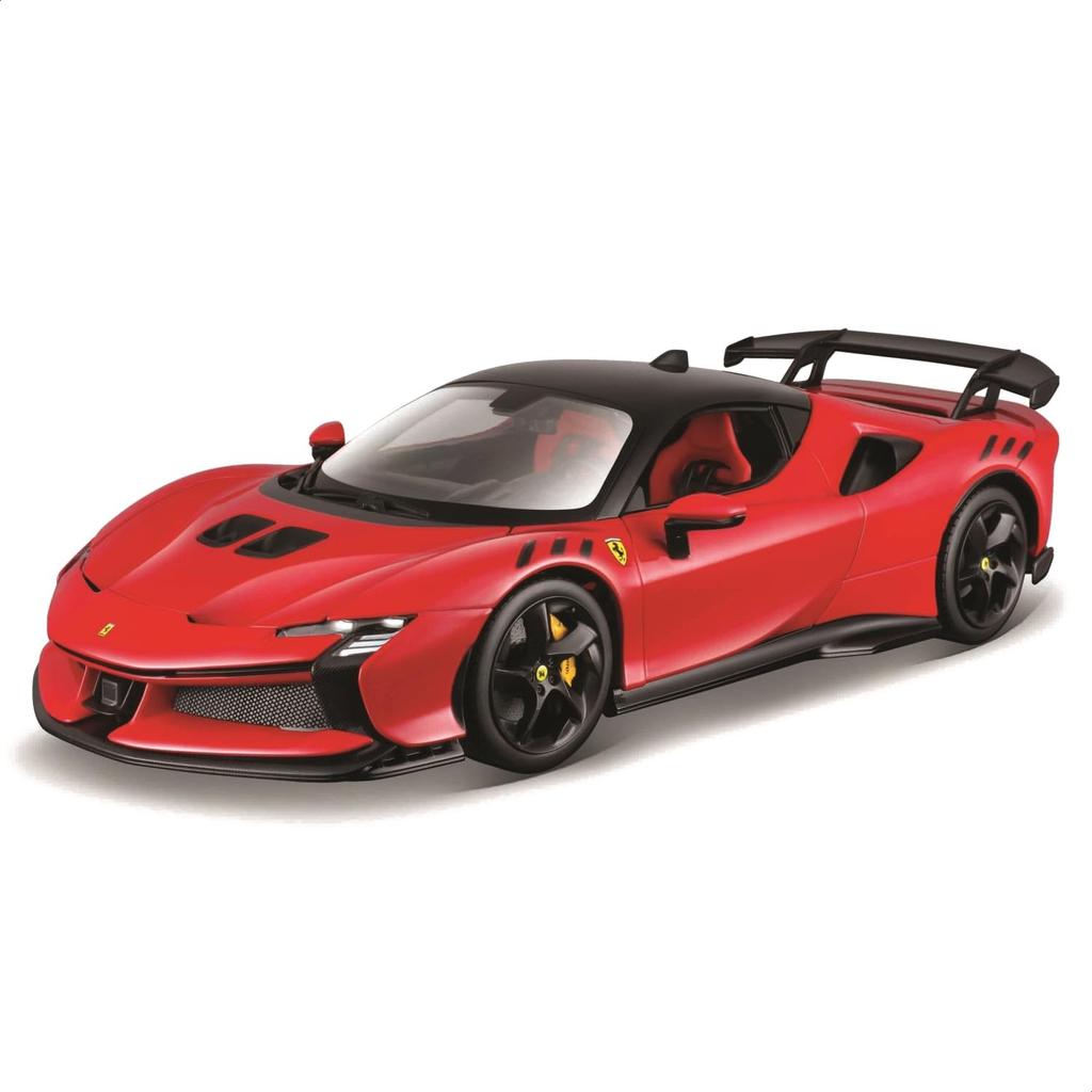 Bburago 1/24 Scale Ferrari SF90 XX Stradale Red / Diecast Model Car, Finished Product, 18-26032 RD