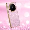 For Huawei Mate X6 Case Slim Shinny PU Leather Electroplating Phone Case Cover For Huawei Mate X5 X6