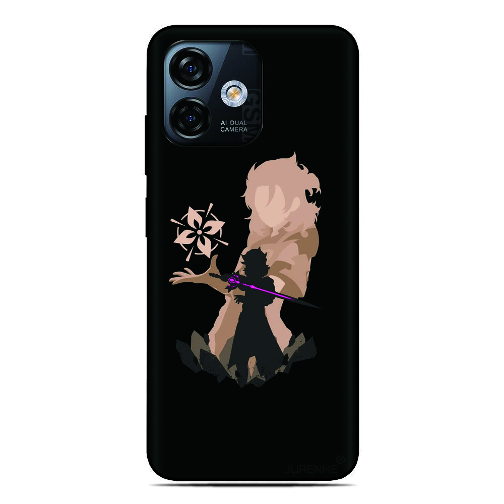Anime Genshin Impact Phone Case For ZTE Blade A76 A75 A73 A72 A71 A56 A55 A54 V80 Pro A35 Core A36 A51 Lite A34 A31 Plus Cover
