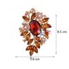 1Pcs Unisex Rhinestone Pins Luxury Large Crystal Glass Pendant Brooches For Women Banquet Party Backpack Gifts Jewelry Accessory