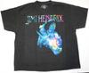 JIMI HENDRIX T-Shirt Classic Rock Mineral Wash Vintage Tee für Erwachsene Unisex OS Neu