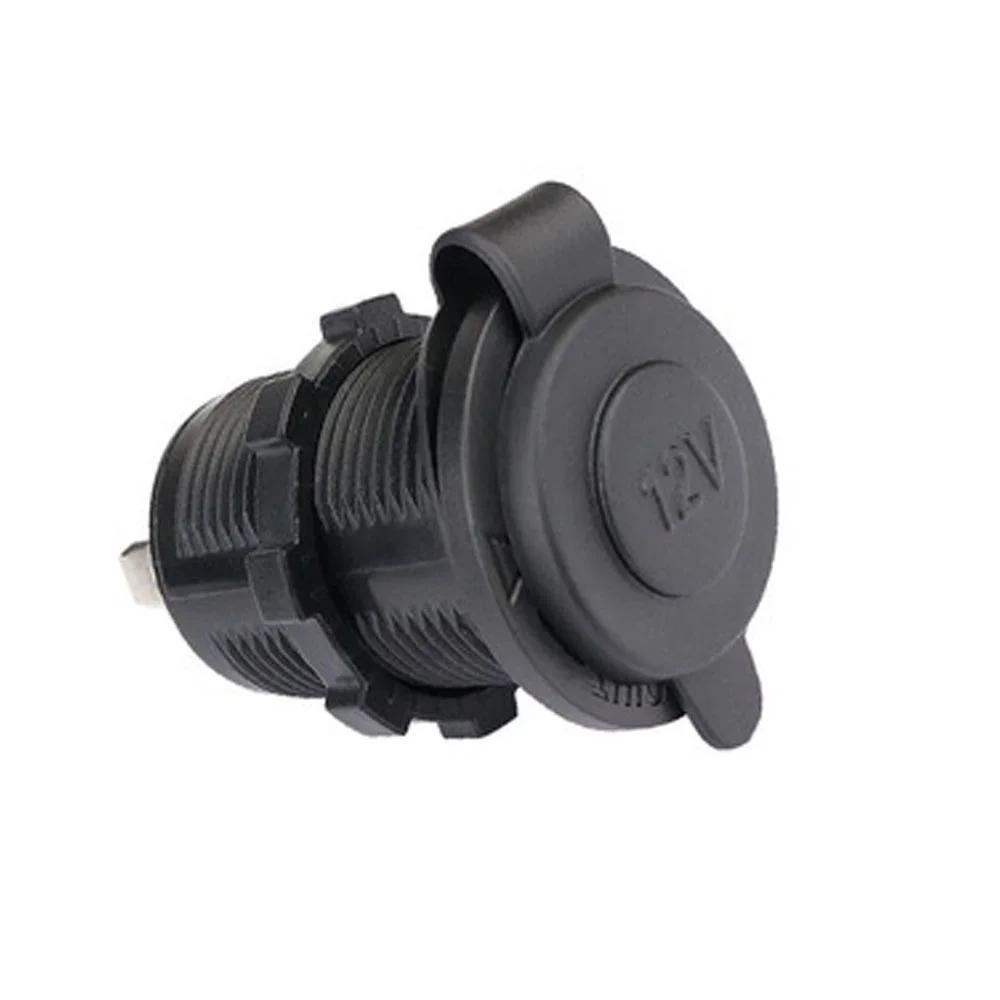 1 Pc 12V-24V Mini Car Cigarette Lighter Socket Universal Auto Boat Tractor Power Outlet Waterproof Plug
