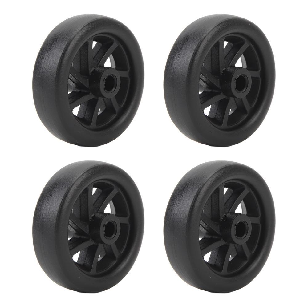 4 Pcs Durable PVC Luggage Wheel Silent Easy Installation Wheel Replacement Kit Wheel Repair Caster Set Hiking Travel