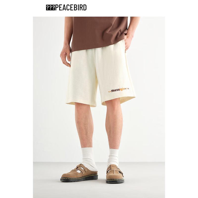

PEACEBIRD Men s Summer Casual Drawstring Mid-Length Shorts 35