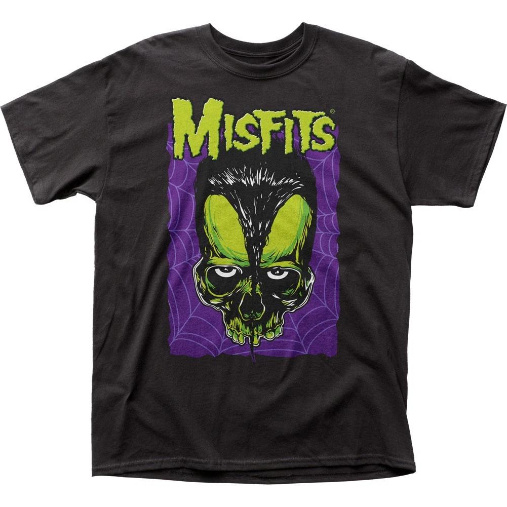 Мужская футболка The Misfits Jerry Skull Музыка Классика Концерт Рок-группа Футболка Черная S