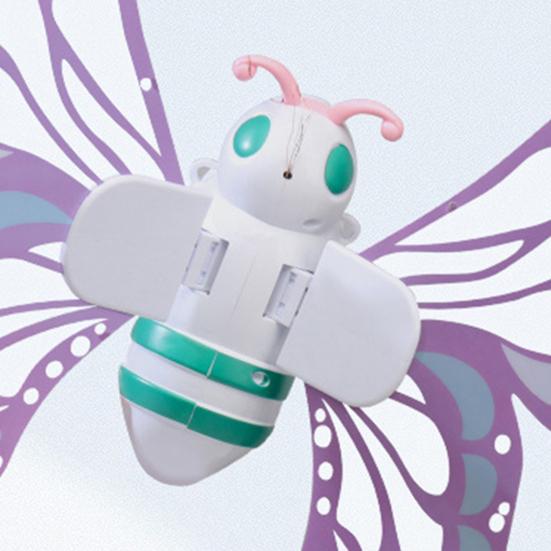 Electric Butterfly Wings Flapping Fairy Elf Wings with LED Lights Music Kids Lightweight Flapping Wings with Adjustable Straps for Costume Parties